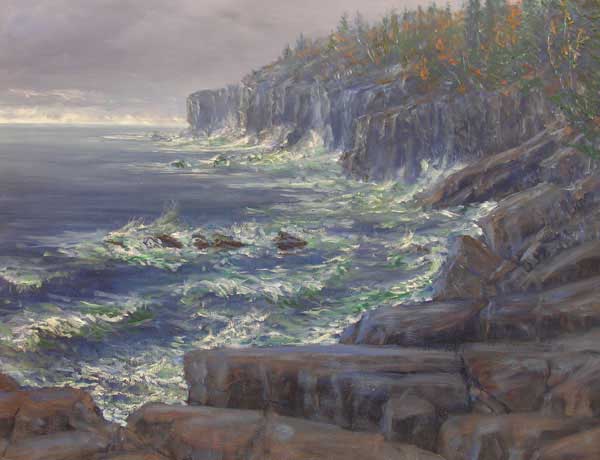  David Rosenthal Artist in Cordova Alaska Paintings of  Maine New Work